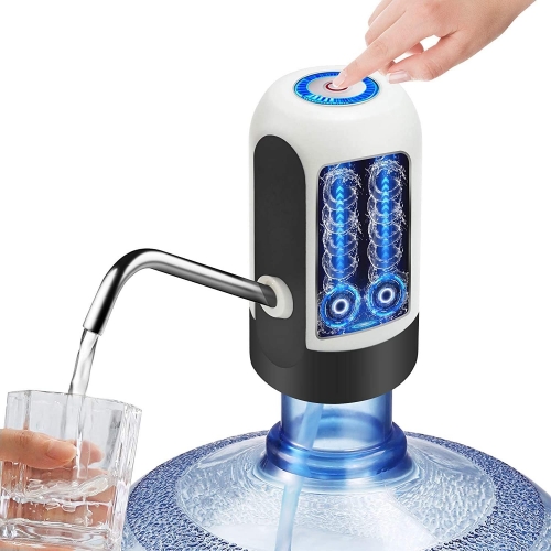 DOSYU Water Dispenser Kettle, Automatic Water Dispenser Charging Bottle Drinking Water, Pump System, Universal Equipment For Camping, School, Office, Home, Portable USB Rechargeable Cordless Water Pump