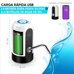 DOSYU Water Dispenser Kettle, Automatic Water Dispenser Charging Bottle Drinking Water, Pump System, Universal Equipment For Camping, School, Office, Home, Portable USB Rechargeable Cordless Water Pump