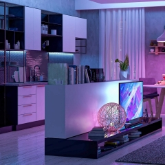 DOSYU 5050 LED Strip Light 25M, IP65 Waterproof Cuttable Decorative Strip Light with Remote Control for Home/Building/Christmas Light Decorating