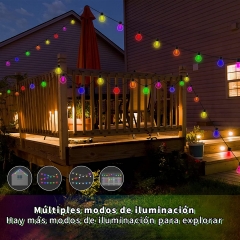 15M/49.2 FT Christmas Light String, 25pcs, IP65 Waterproof, for Christmas Decoration, Porch, Garden, Pool, Party, Campsite