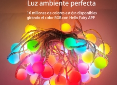 10M 66LED Earth Fairy String Light - USB Bluetooth