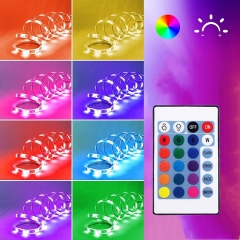 5m 150LED light, RGB light bar with remote control, LED light for bedroom tv room, party, Christmas decoration, DIY decoration