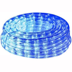 10M transparent christmas led hose, 200LED 110V 2 wire cuttable outdoor christmas rope light, 200LED outdoor waterproof warm wind rope light, suitable for indoor, courtyard, camping, landscape lighting
