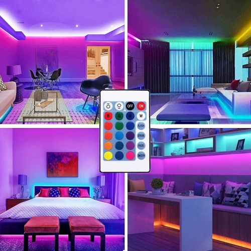 5m 150LED light, RGB light bar with remote control, LED light for bedroom tv room, party, Christmas decoration, DIY decoration