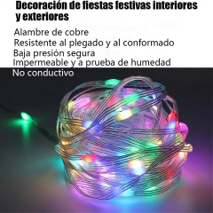 Colorful leather wire LED light string Interior and exterior decoration - Smart Bluetooth APP control