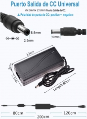 DOSYU 12V 6A Power Adapter Neon LED Strip Light Charger
